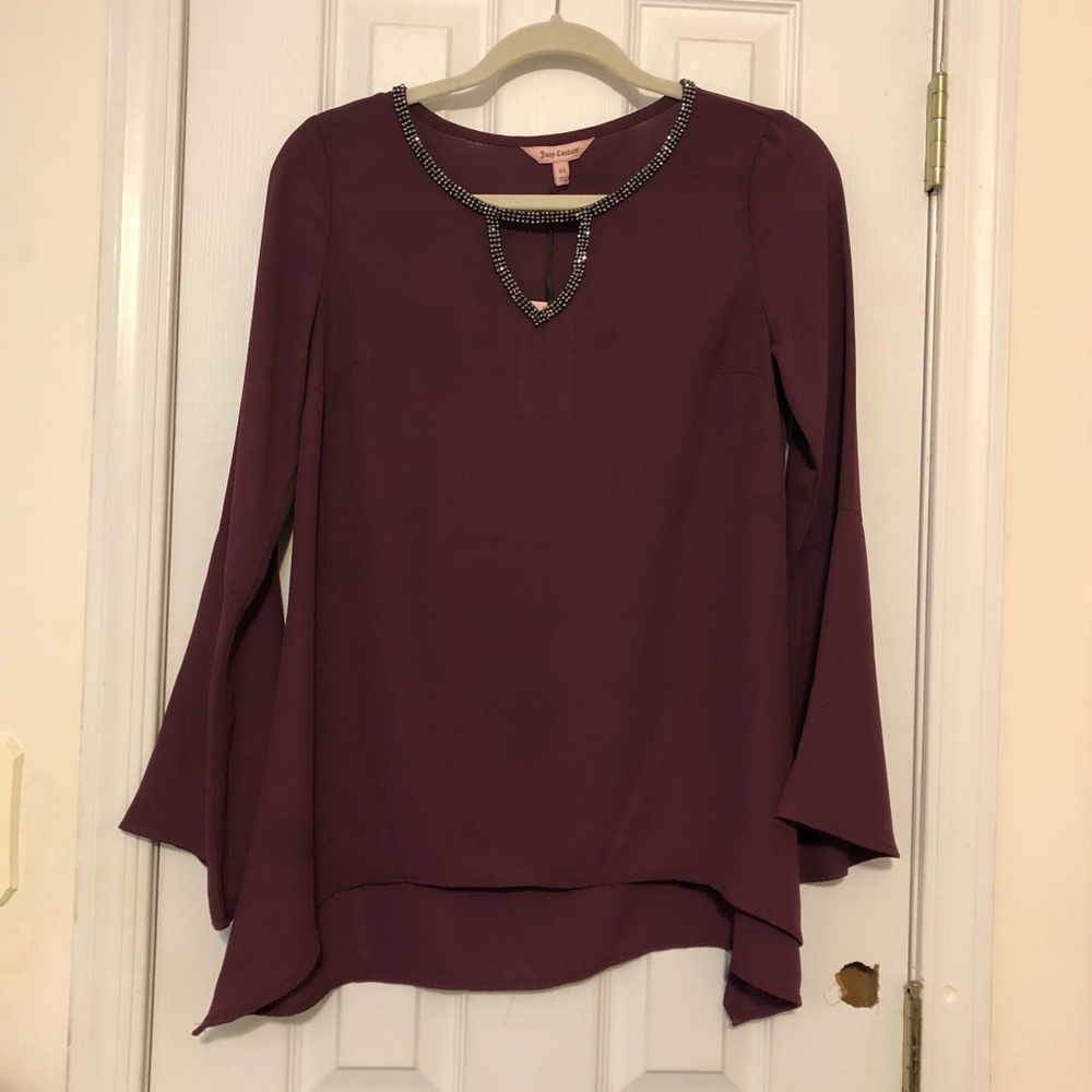NWT Juicy Couture Bell Sleeve Blouse